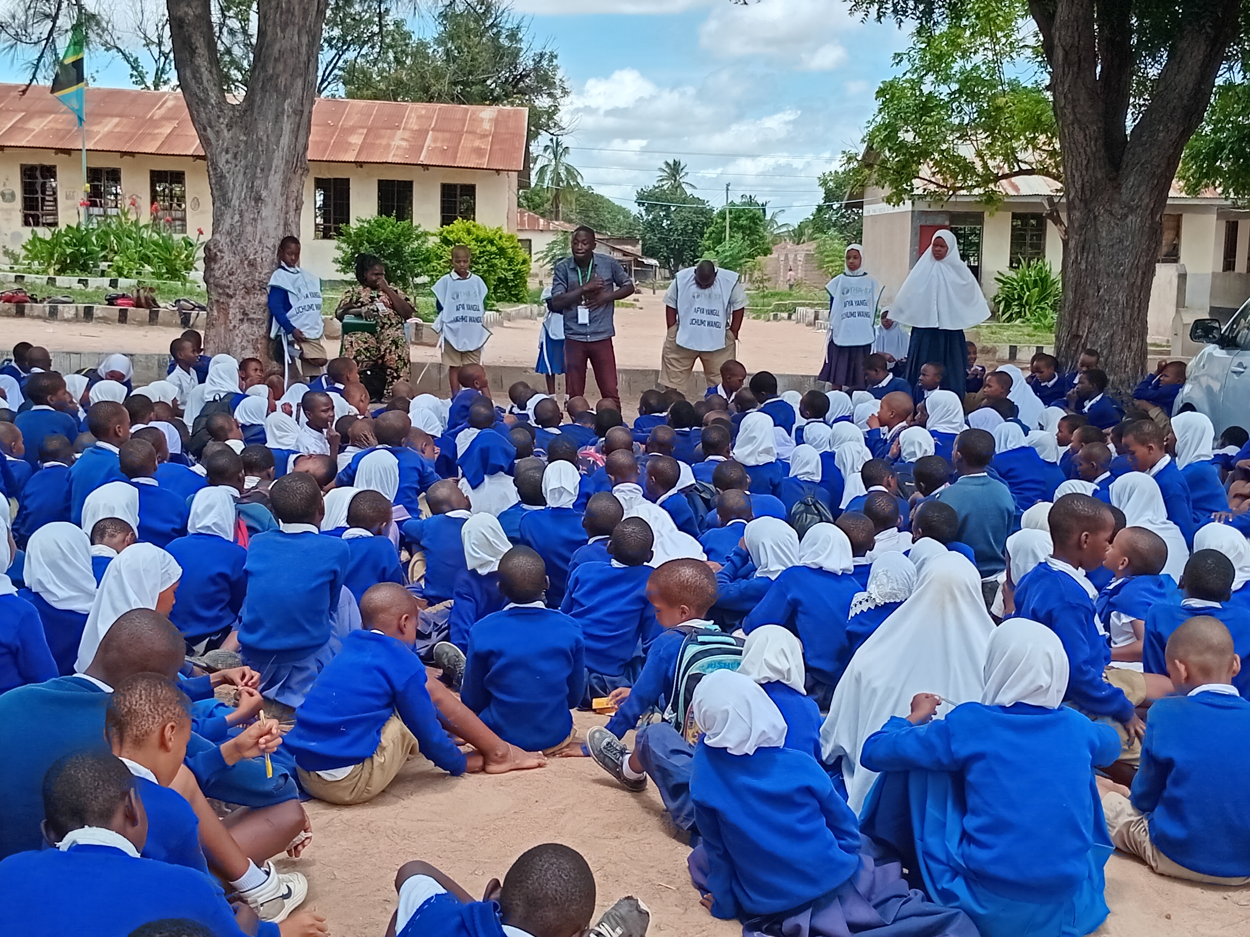 THA SF TEAM AT CHAMWINO B PRIMARY SCHOOL DODOMA JIJI