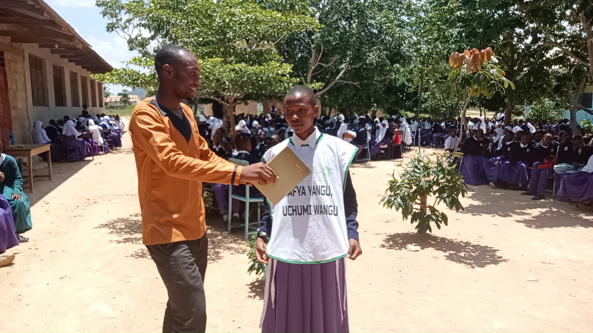 THA SF Team teach  STUDENTS on the Negative effects of Drug abuse and Alcohol
