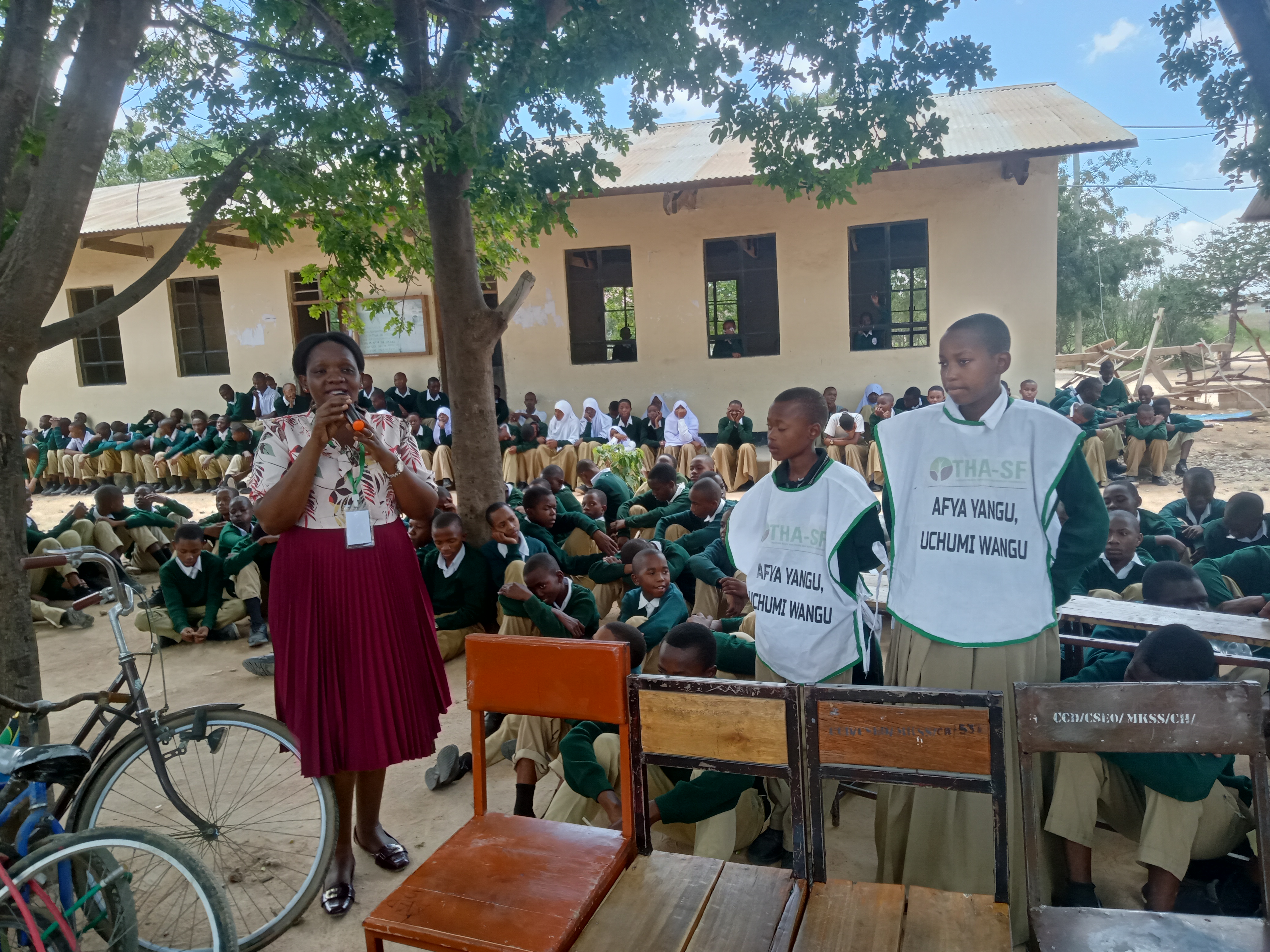  THA SF Team teach  STUDENTS on the Negative effects of Drug abuse and Alcohol 