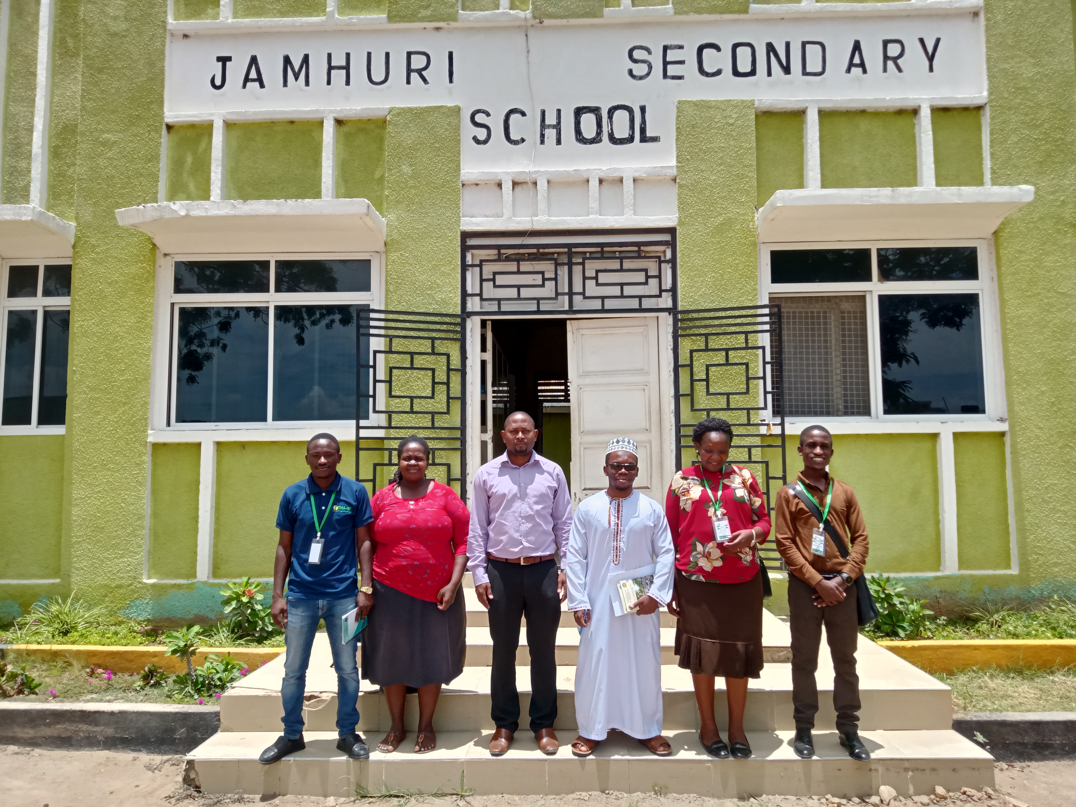 THA SF TEAM , DCEA TEAM WITH SCHOOL HEADMASTER 