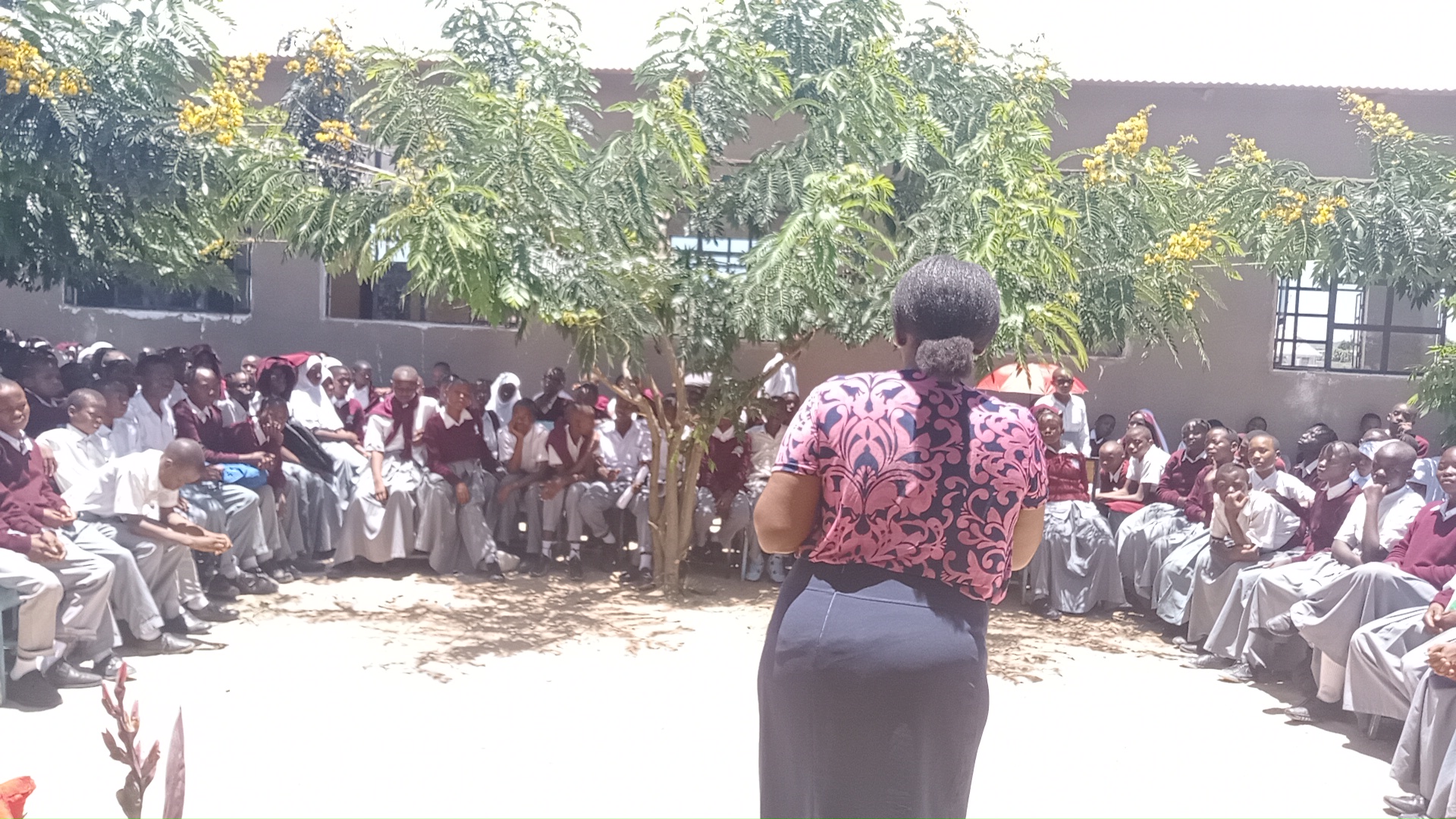 THA SF Team teach  STUDENTS on the Negative effects of Drug abuse and Alcohol