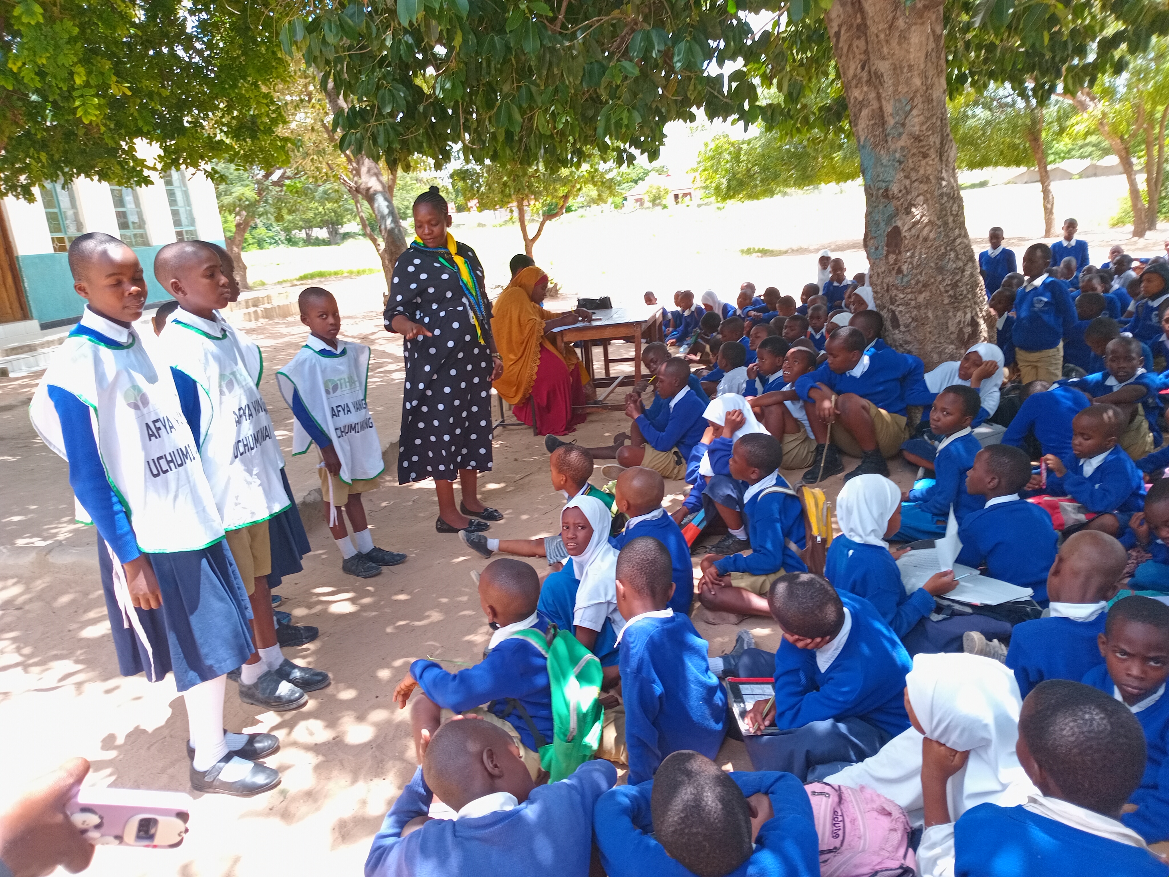 THA SF Team teach  PUPILS on the Negative effects of Drug abuse and Alcohol