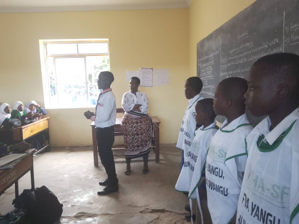 We had great time with Amani Primary pupils ,We taught them about negative impact of alcohol and Drugs abuse and how to avoid .