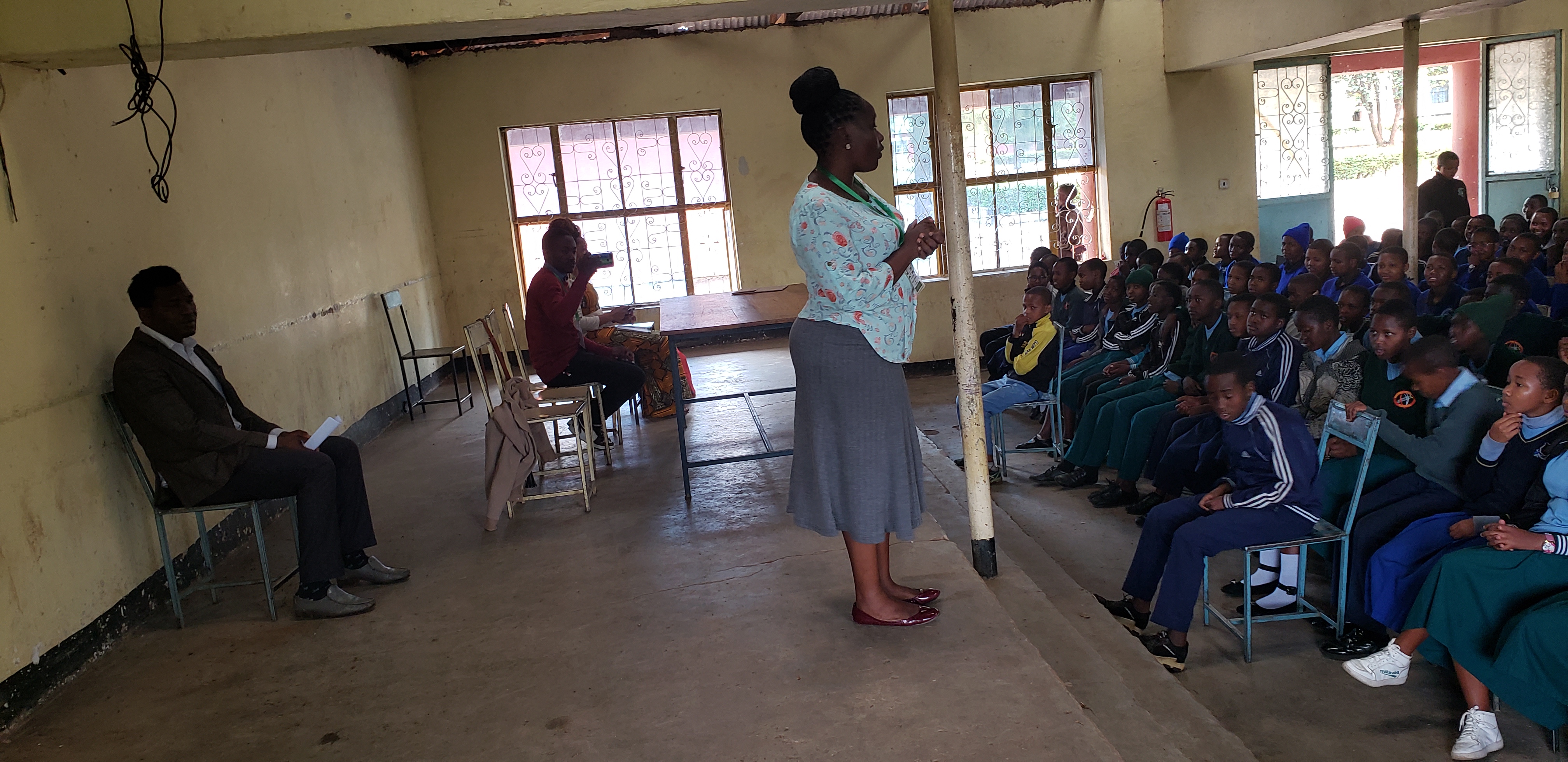 THA SF Team teach  students on the Negative effects of Drug abuse and Alcohol also way forward to avoid and to advocacy