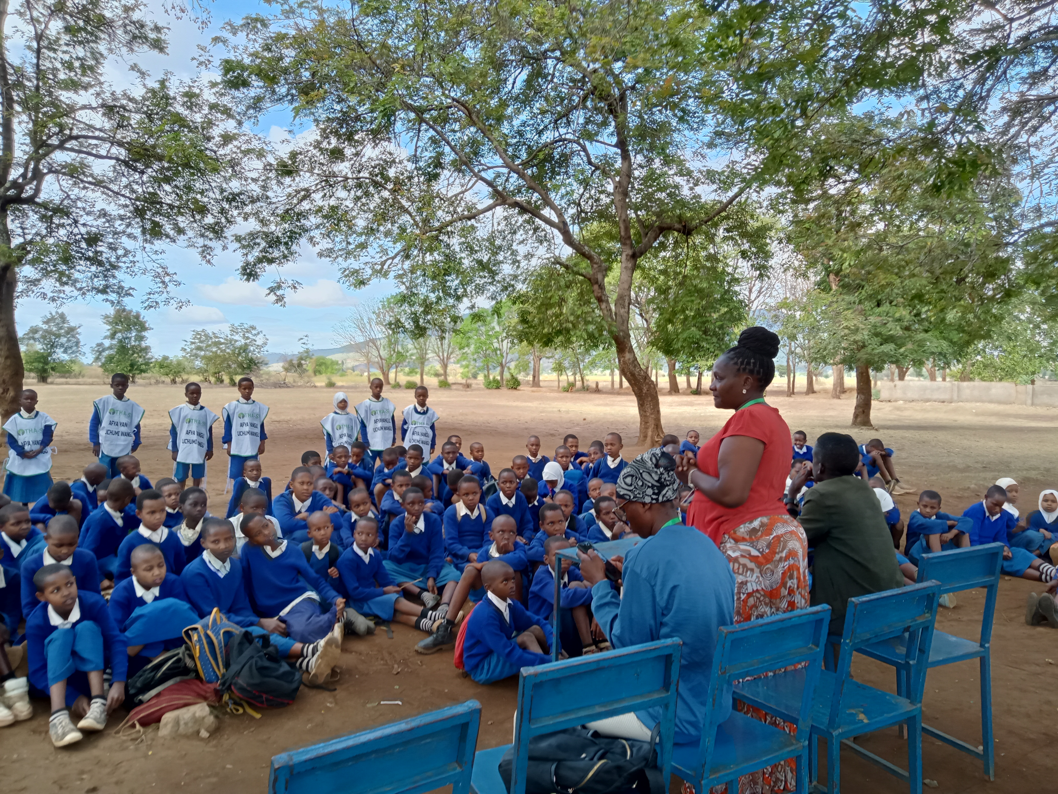 THA SF Team teach  Pupils on the Negative effects of Drug abuse and Alcohol