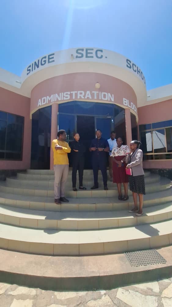 THA SF leaders with Singe High School at Babati Manyara.