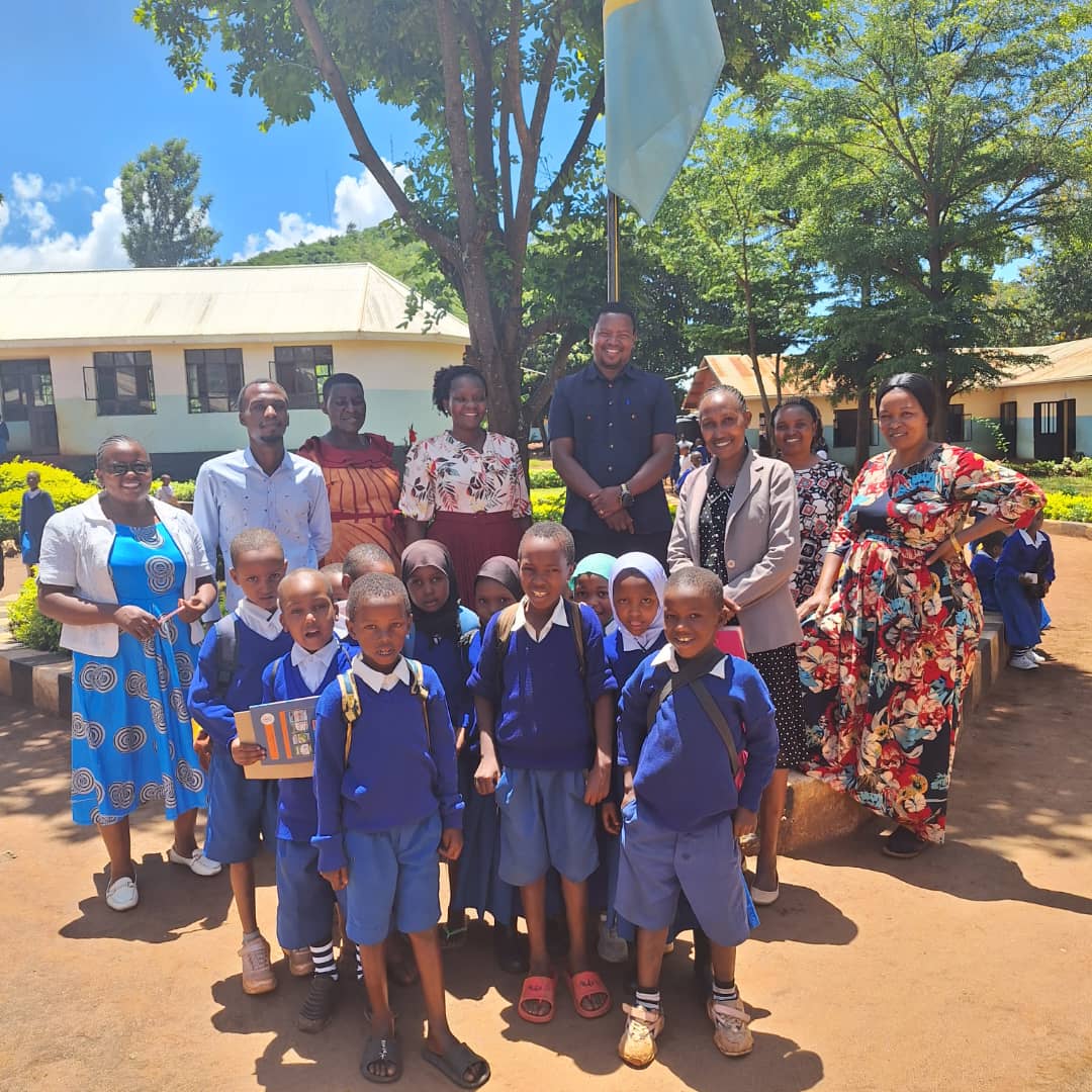 THA SF leaders with teachers at Nangara Secondary  Babati Manyara.